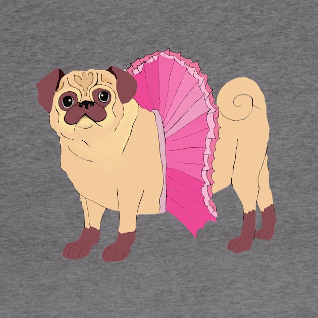 Puggy Ballerina by Shyflyer